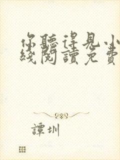 你听得见小说在线阅读免费