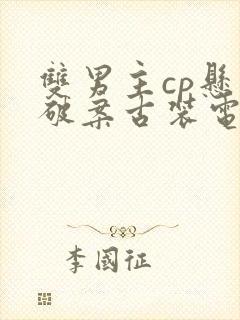 双男主cp悬疑破案古装电视剧