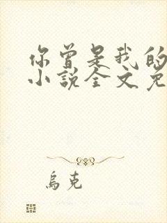 你曾是我的唯一小说全文免费阅读