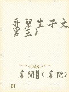 哥儿生子文(双男主)封面