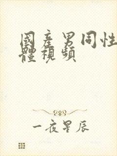 国产男同性恋裸体视频