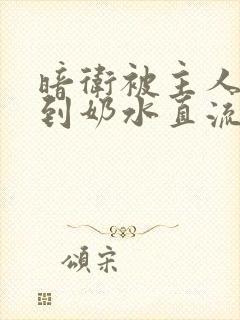 暗卫被主人调教到奶水直流视频封面