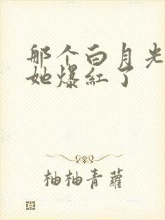 那个白月光替身她爆红了