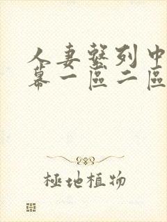 人妻系列中文字幕一区二区