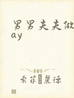 男男夫夫做爰gay封面