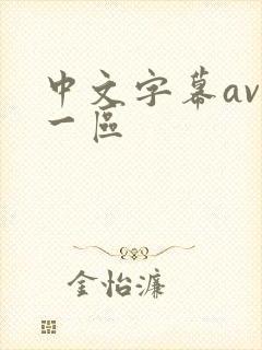中文字幕av 一区封面