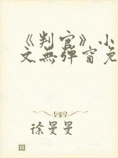 《判官》小说全文无弹窗免费阅读封面