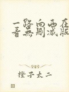一路向西在线观看无删减版完整