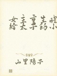 女主重生醒悟嫁给太子的小说