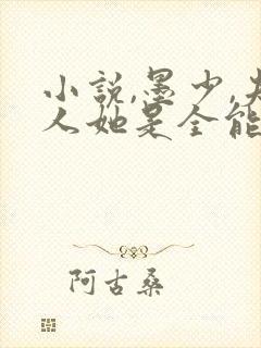 小说,墨少,夫人她是全能大佬