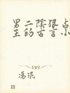 男二阴狠占有女主的古言小说