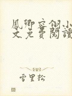 凤卿容翎小说全文免费阅读无弹窗