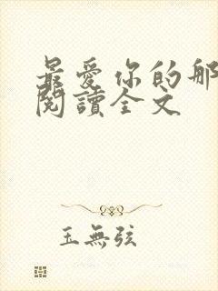 最爱你的那十年阅读全文