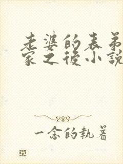 老婆的表弟来我家之后小说结局