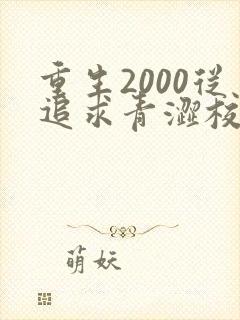 重生2000从追求青涩校花同桌txt