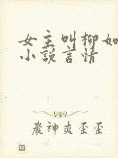 女主叫柳如烟的小说言情封面