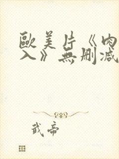 欧美片《肉欲进入》无删减