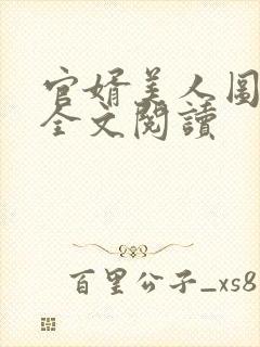 官婿美人图安江全文阅读封面