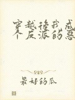 穿越后我成了三个反派的恶毒后娘