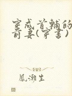 穿成首辅的炮灰前妻(穿书)封面