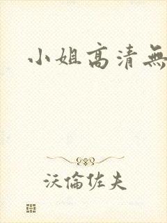 小姐高清无删减