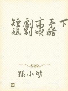 短剧高手下山师姐别吃醋封面