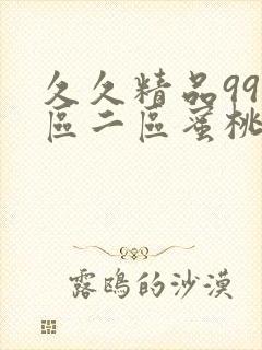 久久精品99一区二区蜜桃