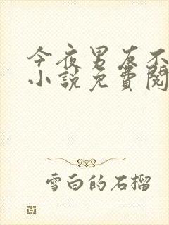 今夜男友不在家小说免费阅读