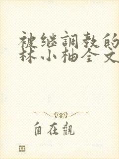 被继调教的少女林小柚全文阅读封面