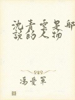 沈青云是哪部小说的人物