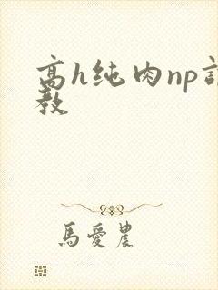 高h纯肉np调教