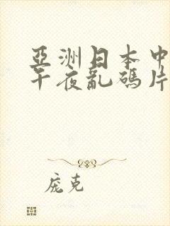 亚洲日本中文字午夜乱码片