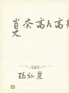 肖奈高h高辣h文