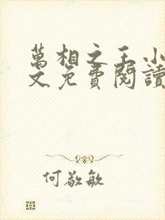 万相之王小说全文免费阅读无弹窗