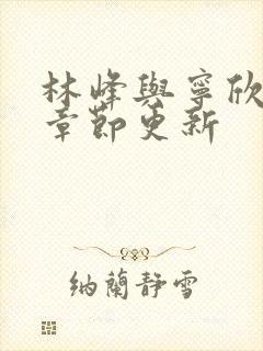 林峰与宁欣最新章节更新封面