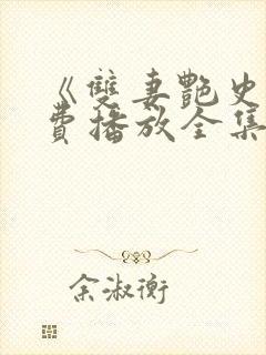 《双妻艳史》免费播放全集封面