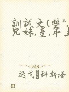 训诫文(双*,兄妹,产,年上)小说