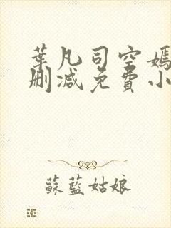 叶凡司空嫣然无删减免费小说封面