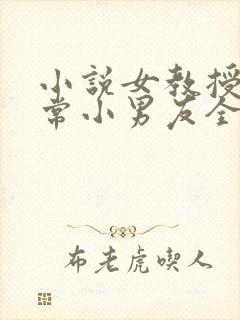 小说女教授的日常小男友全文阅读