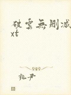 破云无删减版txt