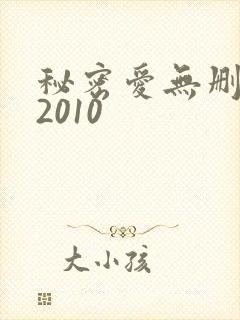 秘密爱无删减版2010