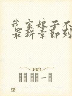 我家娘子不对劲最新章节列