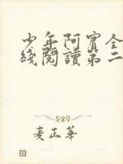 少年阿宾全文在线阅读第二季封面