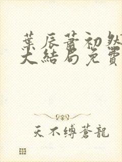 叶辰萧初然全部大结局免费阅读