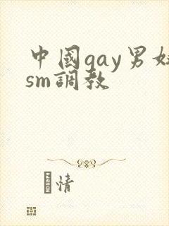 中国gay男奴sm调教