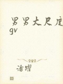 男男大尺度视频gv