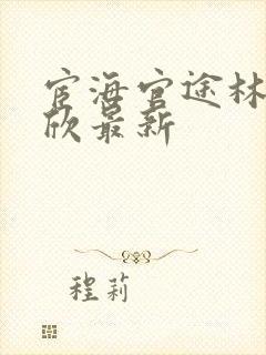 宦海官途林峰宁欣最新封面