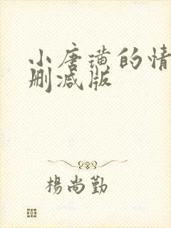 小唐璜的情史无删减版