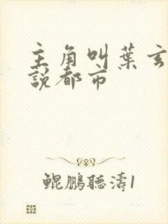 主角叫叶玄的小说都市