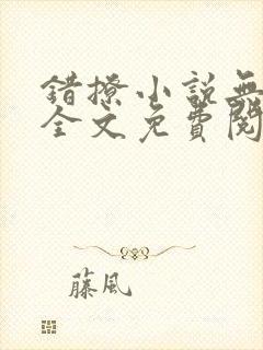 错撩小说无删减全文免费阅读